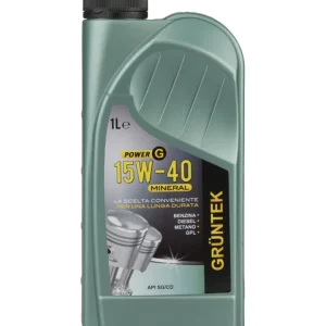 Popolare Olio power-g lubrificante minerale 1l 15w40 per motori diesel benzina